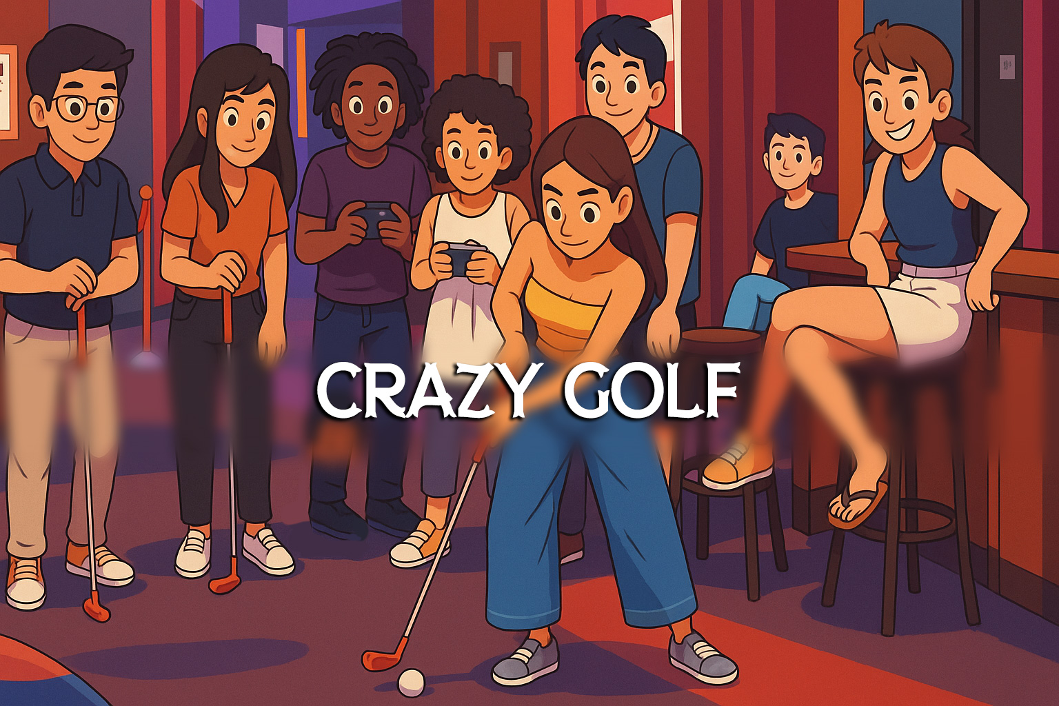 Flocus bar à jeux bordeaux