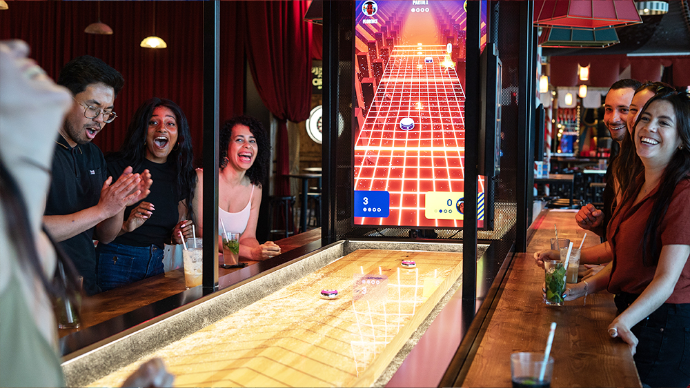 Flocus bar à jeux sur Bordeaux, fléchette, shuffleboard, mini golf